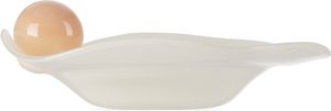 Helle Mardahl Bol sculptural blanc cassé et orange