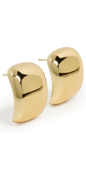 Martha Calvo Pebble Earrings Gold One Size