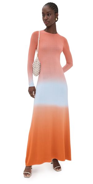 Solid & Striped The Dora Dress Ombre Peachy Keen M
