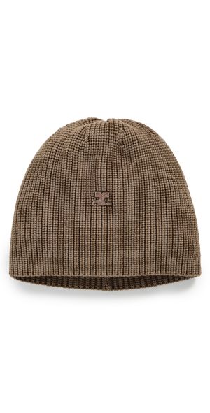 Courrèges AC Light Wool Beanie Mocha One Size