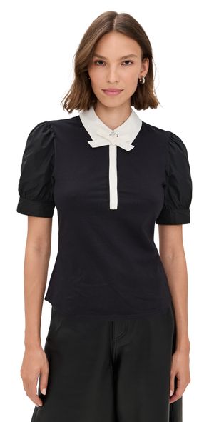 Cinq à Sept Kolay Top Black/Ivory S