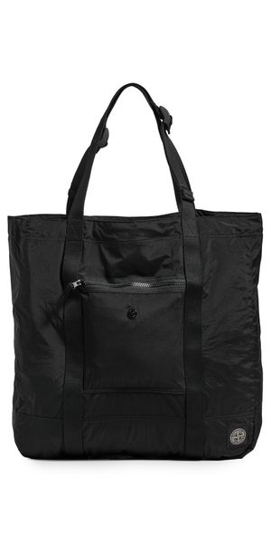 Stone Island Nylon Tote Bag Black One Size