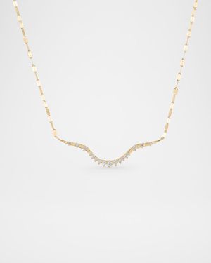 Curved Diamond Solo Constellation Necklace