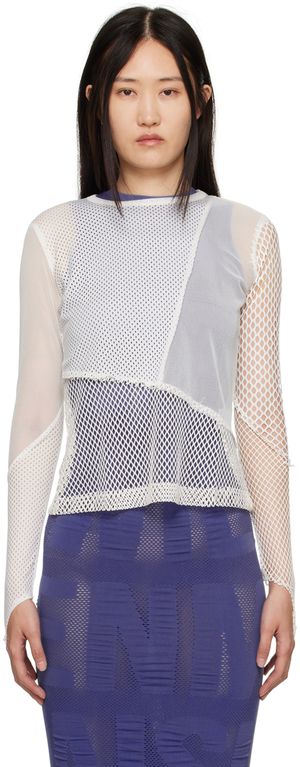 Maisie Wilen White Angler Long Sleeve T-Shirt