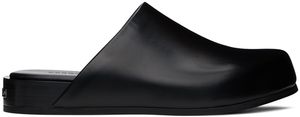 Ferragamo Black Plaque Loafers