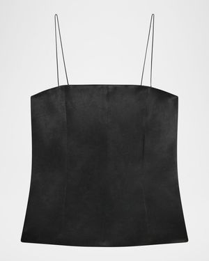Minimalist Satin Slip Top