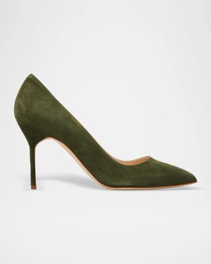 BB 90mm Suede Stiletto Pumps