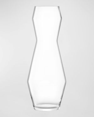 Sculpt 25.5" Vase, Clear