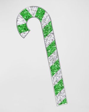 2D LED Candy Cane Outdoor Decoration, 7'2"
