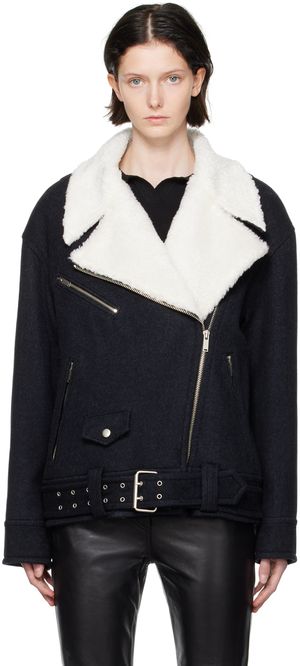 LVIR Navy Notched Lapel Jacket