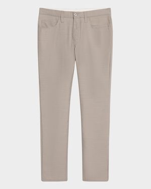 Men's Textured Wool 5-Pocket Pants