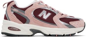 New Balance Burgundy & Pink 530 Sneakers