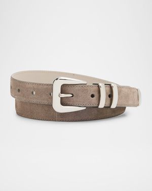 Men's Suede Western Belt