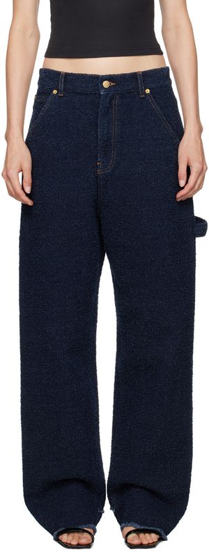 DARKPARK Indigo Lisa Loose Fit Carpenter Jeans
