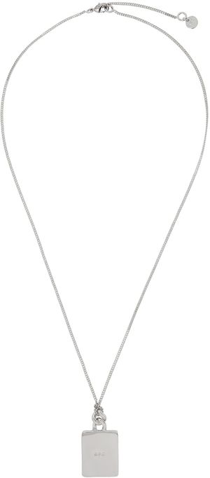 A.P.C. Silver Darwin Necklace
