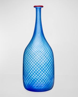 Red Rim Blue Bottle