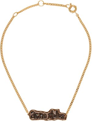 Acne Studios Gold Label Necklace