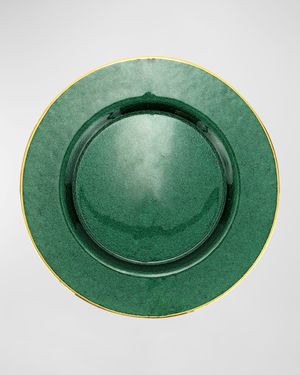 Metallic Glass Dinner Plate