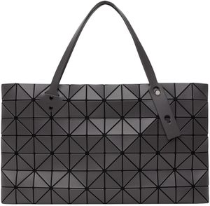 BAO BAO ISSEY MIYAKE Gray Large Rock Matte Tote