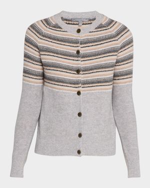 Cashmere Fair Isle Cardigan