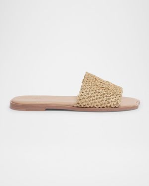Soleil Crochet Slide Sandals