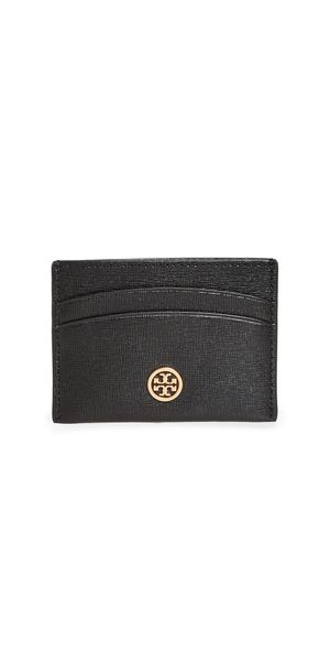 Tory Burch Robinson Card Case Black One Size