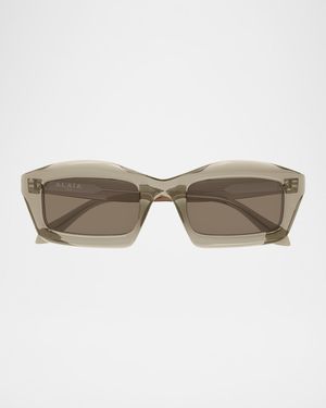 Rectangle Acetate Sunglasses