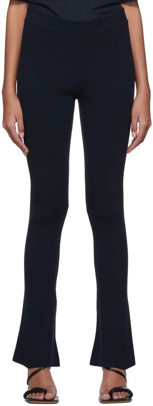 JACQUEMUS Navy 'Le Pantalon Baunhila' Trousers