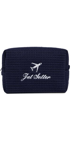 Abbode Jet Setter Waffle Pouch Navy One Size