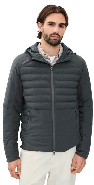 RLX Ralph Lauren Gravity 2.0 Stretch Nylon Full-Zip Jacket Charcoal Grey XL