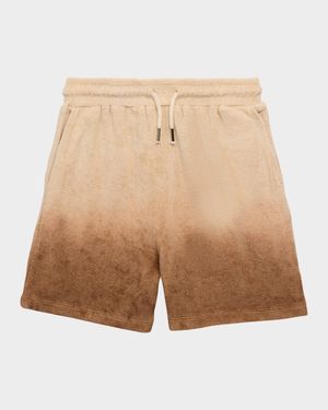 Boy's Abay Ombre Cotton Drawstring Shorts, Size 8-16