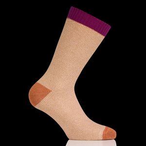 Sessun - Chaussettes maillées en coton mélangé - Taille M - Gris