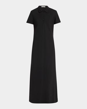 Valenit Short-Sleeve Maxi Dress