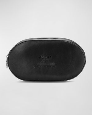 Men's Football Leather Travel Toiletry Kit