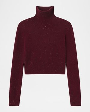 The Cashmere Fleck Turtleneck