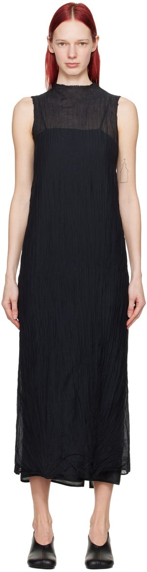 Gabriela Coll Garments Black No.265 Maxi Dress