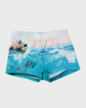 Boy's Nansen Sea Lion Swim Trunks, Size 3M-3T