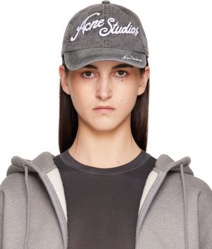 Acne Studios Black Logo Cap