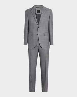 Men's 15milmil15 Wool Plaid Suit