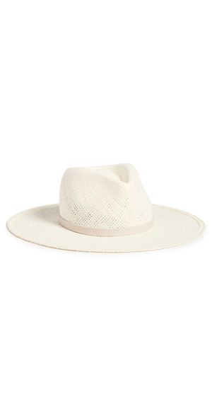 Janessa Leone Valentine Straw Hat Bleach L