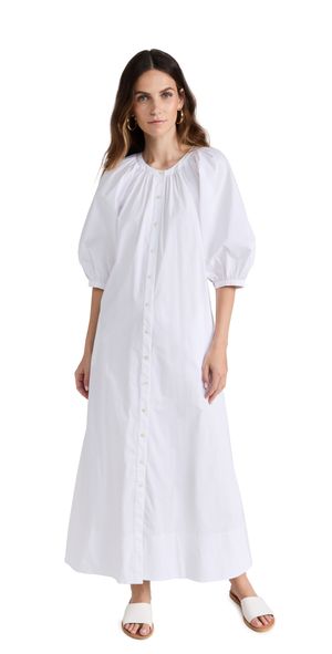 STAUD Vincent Dress White L