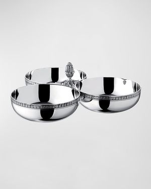 Malmaison Triple Bowl Server