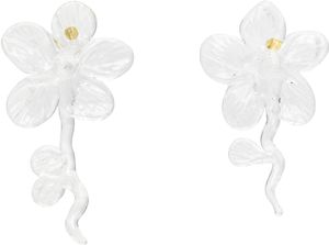 LEVENS JEWELS Transparent XL Narciso Earrings