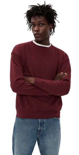 ASHER Kane Crewneck Shirt Wine S