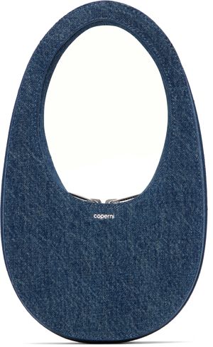 Coperni Blue Denim Mini Swipe Bag