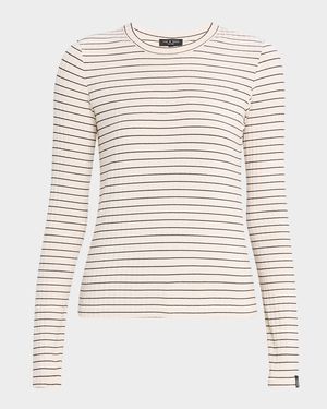 Luca Stripe Long-Sleeve Top