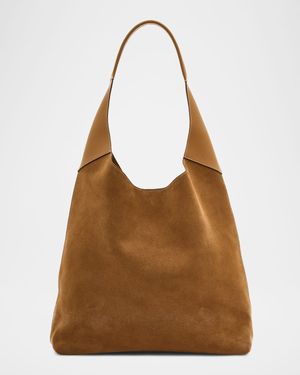 Le Laudi Suede Shoulder Bag