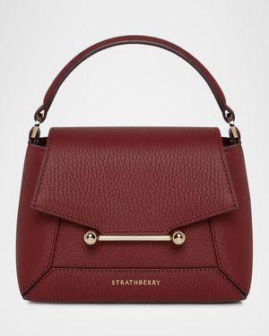 Mosaic Nano Leather Top-Handle Bag