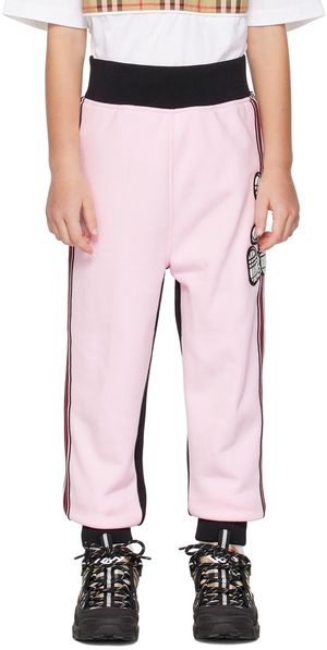 Burberry Kids Pink Thomas Bear Lounge Pants