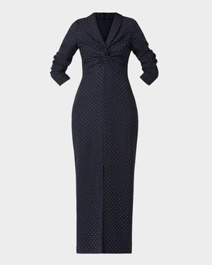 Asher Crystal-Embellished Twill Maxi Dress